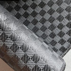 3k 280g Carbon Fiber Jacquard Plaid Fabric